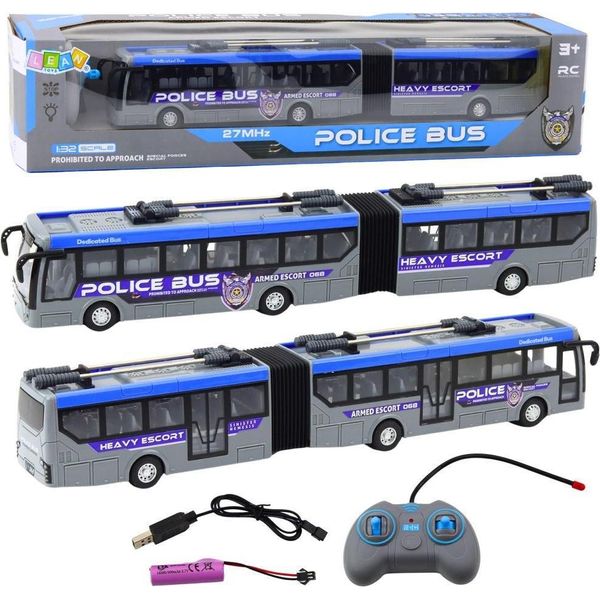 Autobus Della Polizia Snodato Rc 1:32-image