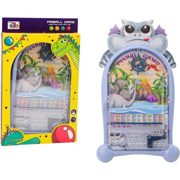 Gioco Arcade Flipper Dinosauro Drago Blu Stand-image