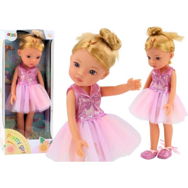 Abito Da Bambola Ballerina Rosa 33Cm-image