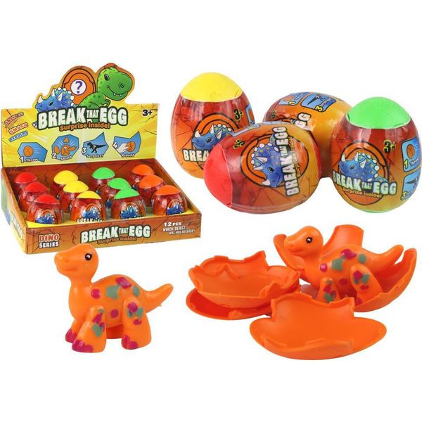 Uovo Magico Di Dinosauro In Guscio 4 Colori 6 Cm-image