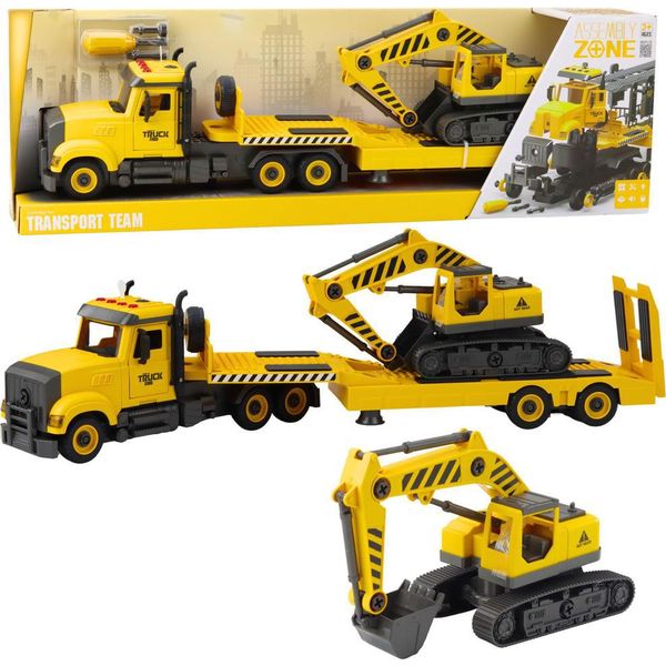 Camion Che Gira Camion Fai Da Te Caterpillar Escavatore Luci Suoni-image