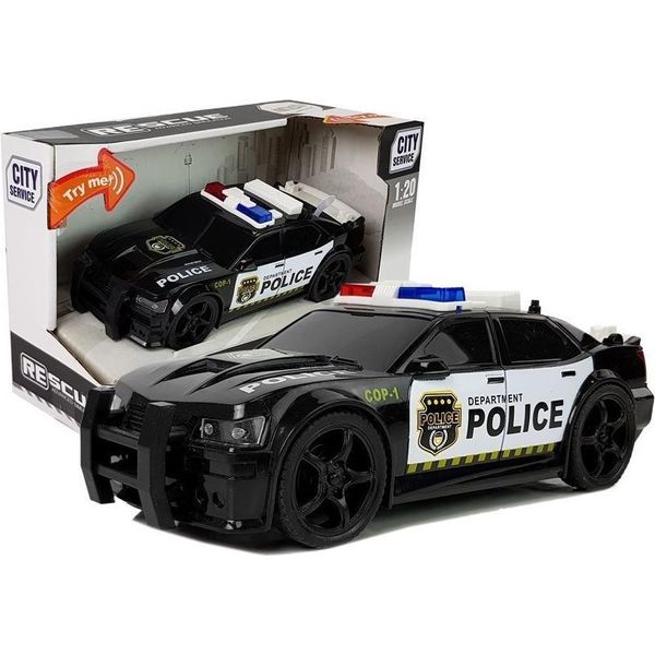 Auto Della Polizia Con Trasmissione A Frizione 1:20-image