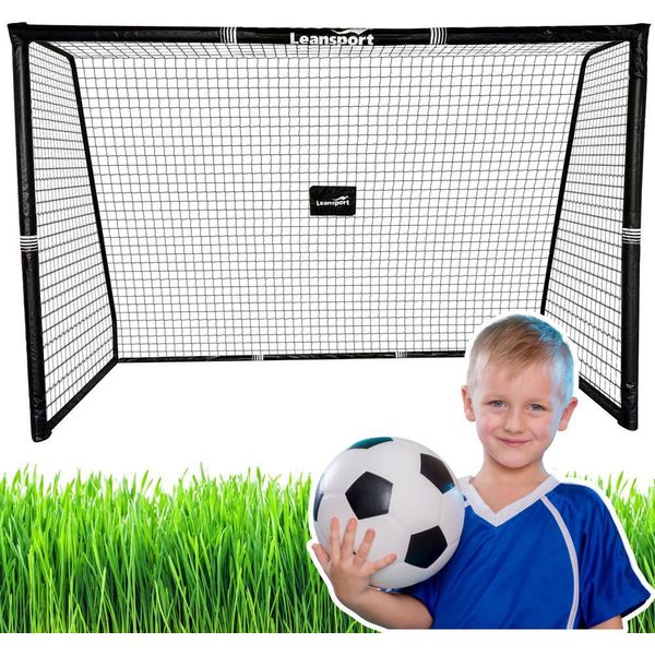 Porta Da Calcio Mobile Per Bambini In Metallo 180X120X60Cm-image