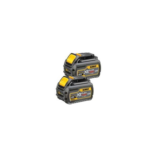 Xr Flexvolt Akku-Starterkit DCB546T2, 54Volt Gelb/Schwarz, 2 StüCk, 54Volt 2Ah Oder 18Volt 6Ah-image