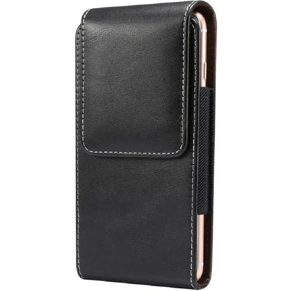 Dfv Mobile - Per Fujitsu Arrows We Jp A101Fc (B03) (2021) Borsa Verticale In Pelle Con Passante Per Cintura, F2-55-N-Fvloop-24-image