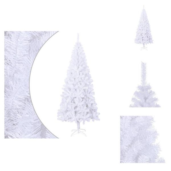 Vidaxl Albero Di Natale Artificiale L 240 Cm Bianco - Alberi Di Natale-image