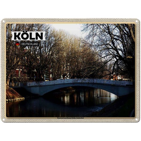 Vianmo Insegna Di Latta 30X40 Cm Rautenstrauchkanal KöLn-Lindenthal-image