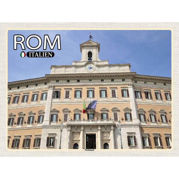 Vianmo Insegna In Legno 30X40 Cm Rom Italien Parlament-image