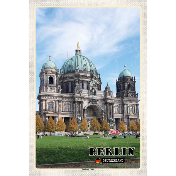 Vianmo Insegna In Legno 18X12 Cm Berlin Hauptstadt Dom-image