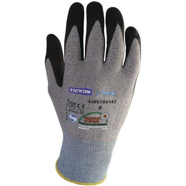 Guanti Flex Taglia 11 Grigio/Nero En 388 Dpi Categoria Ii-image