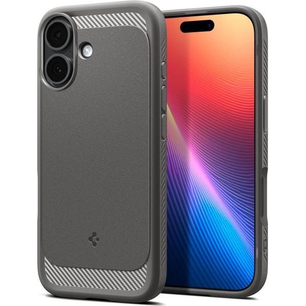 Spigen Rugged Armor Mag Custodia Per Telefono Compatibile Con Iphone 17 Grigio-image