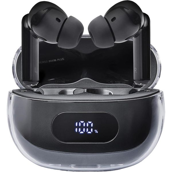 Cuffie In-Ear Cuffie Bluetooth Con Cancellazione Attiva Del Rumore, Enc, Bluetooth E Fino A 25 Ore Di Riproduzione Musicale Cancellazione Del Rumore Con Anc Ed Enc-image