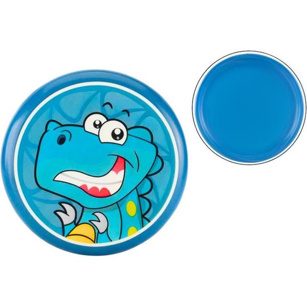 Disco Volante Frisbee Con Dinosauro Blu 20 Cm-image