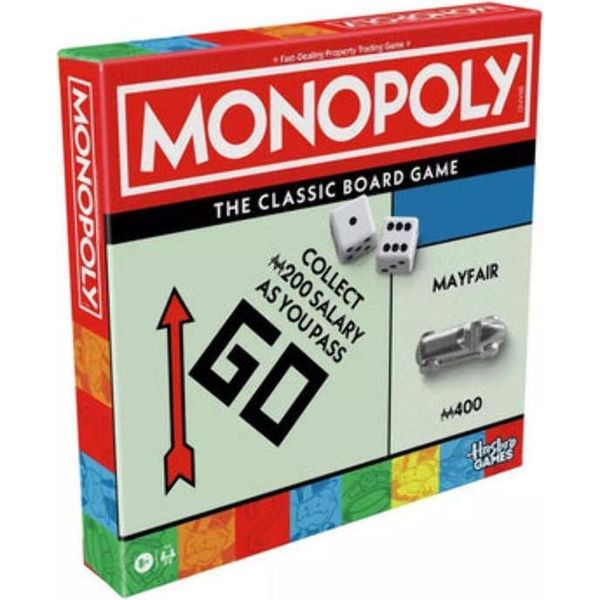 Gioco Da Tavolo Hasbro Monopoly Classic - Gioco Per Famiglie - Giocattolo Educativo-image
