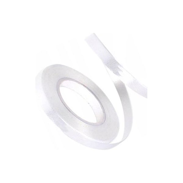 Nastro In Rotolo Per Palloncini Bianco 0,5 Cm X 10 M-image