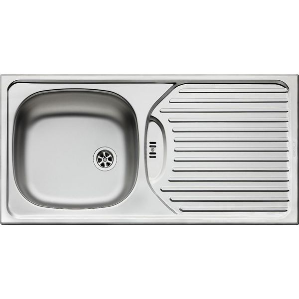 Pyramis Lavello A 1 Vasca CA1 In Acciaio Inox Lucido / Basic Essential / Lavello In Acciaio Inox-image