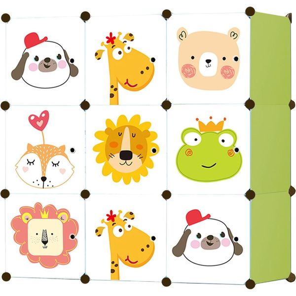 Armadio Modulare Per Bambini Valora Con 9 Cassetti - W01 | Mobile Contenitore Per La Cameretta Dei Bambini-image