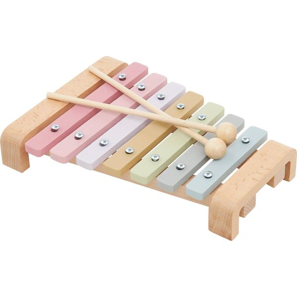 Xilofono In Legno Per Bambini - Glockenspiel Dai Colori Pastello-image