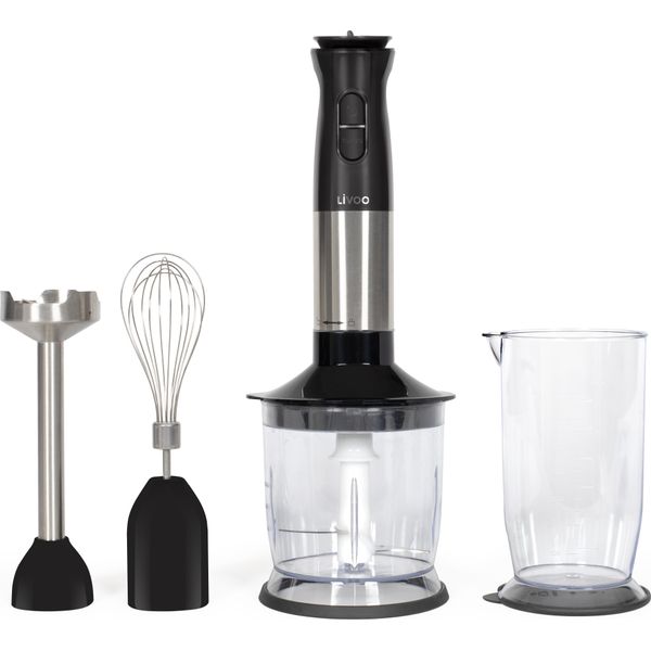 Frullatore A Immersione Multifunzione Da 800 W, Nero Livoo Dop246-image