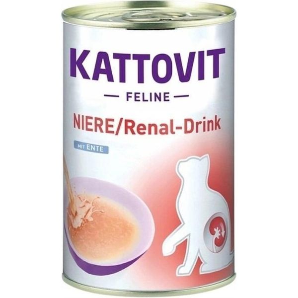 Kattovit 135Mlx12 Drink Renal Ente-image