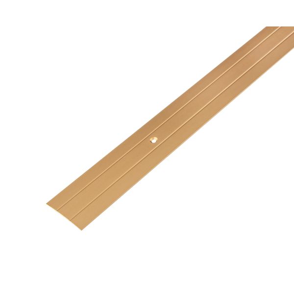 Alberts 498573 Profilo Di Transizione, Con Due Scanalature, Alluminio, Anodizzato Color Oro, 900 X 37,8 Mm, Set Da 4-image
