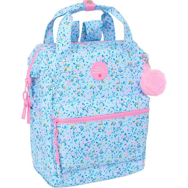Borsa Per Computer Portatile Vicky MartíN Berrocal Vmb Blue Pink 27 X 40 X 19 Cm-image