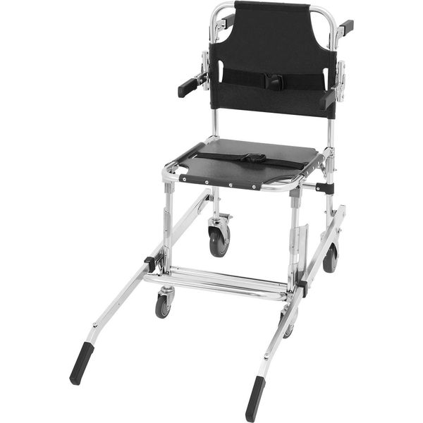Sedia Pieghevole Con Gradini, Alta Capacità Di Carico, Design Ergonomico, Blu-image