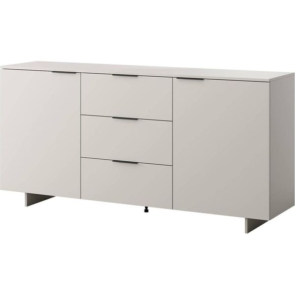 Dmora Credenza Barcelos 41.5X180X90H Cm Beige, 2 Ripiani 3 Cassetti-image