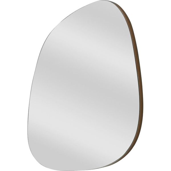 Dmora Specchio Moscufo 1.8X75H Cm Oro, Forma Irregolare Materiale Struttura In Legno Nobilitato-image