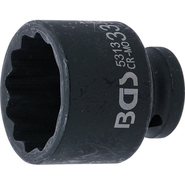 Chiave A Bussola Dodecagonale | Attacco Quadrato 12,5 Mm (1/2") | Sw 33 Mm"-image