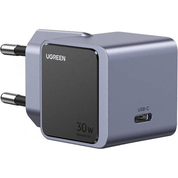 Ugreen Nexode S 30W USB-C Gan Fast Charger Eu Grigio Telefono Cellulare, Power Bank, Telefono Grigio Ac Interno-image