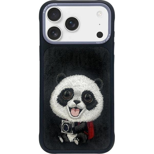 Custodia Nimmy Big Eyed Pet 2.0 Panda Do Iphone 17 - Nero-image