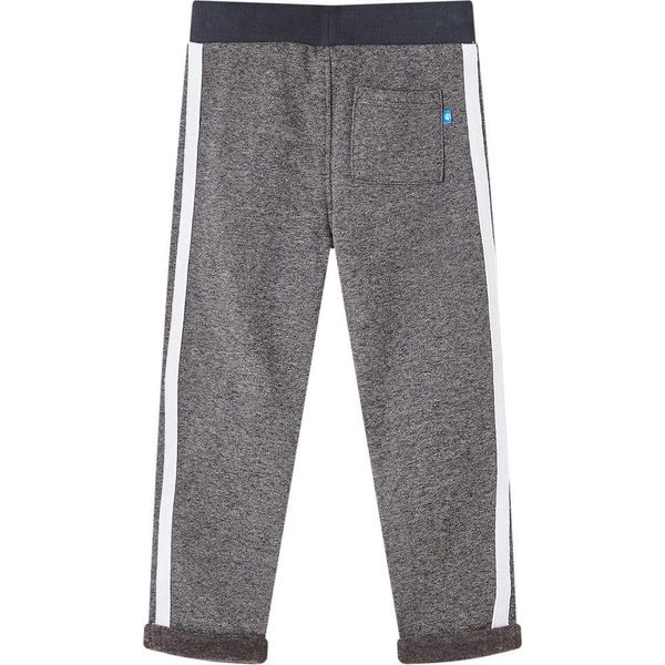Vidaxl Pantaloni Da Allenamento Per Bambini Grigio Scuro Melange 140-image