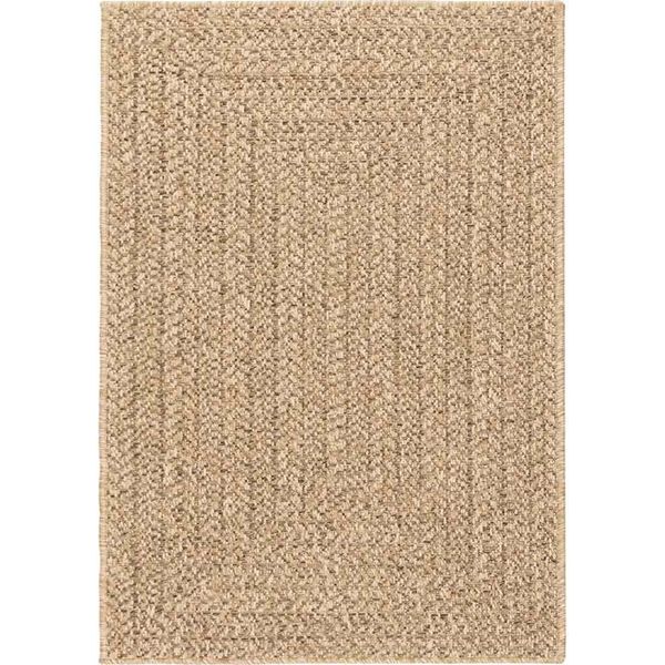 Vidaxl Tappeto Zizur Beige 120X170 Cm Effetto Juta Per Interni Ed Esterni-image