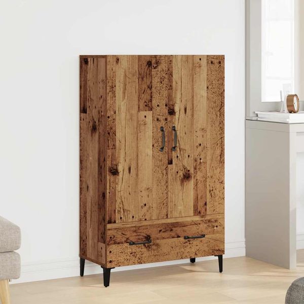 Vidaxl Credenza In Legno Vecchio 70X31X115 Cm Materiale A Base Di Legno-image