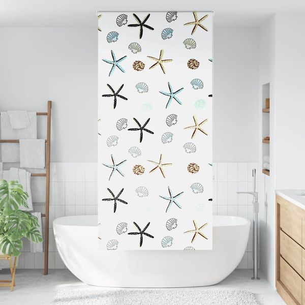 Vidaxl Tenda A Rullo Per Doccia 110X240 Cm Larghezza Del Tessuto 106 Cm-image
