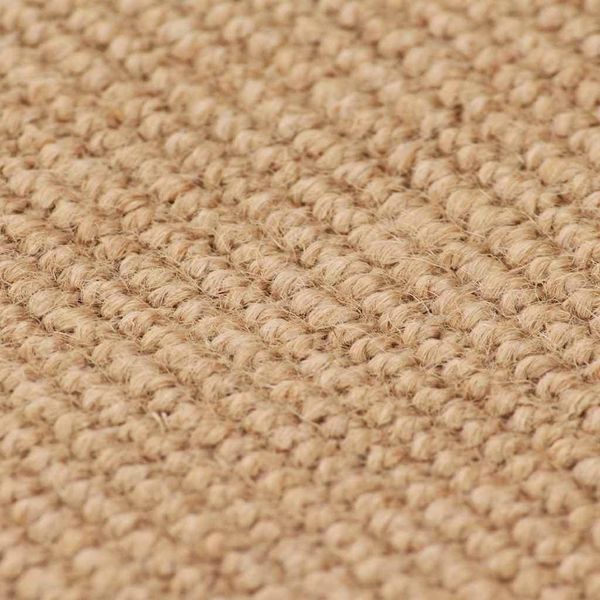 Vidaxl Tappeto In Juta Con Supporto In Lattice 120X180 Cm Natura-image