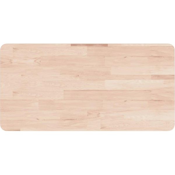 Vidaxl Piano Lavabo 100X60X4 Cm In Legno Massiccio Non Trattato-image