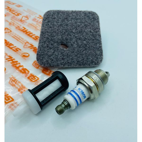 Kit Service Stihl 24 Fc 55, Fs 38, Fs 45, Fs 46, Fs 55, Hl 45, Km 55 41400074100 Filtro, Candela-image