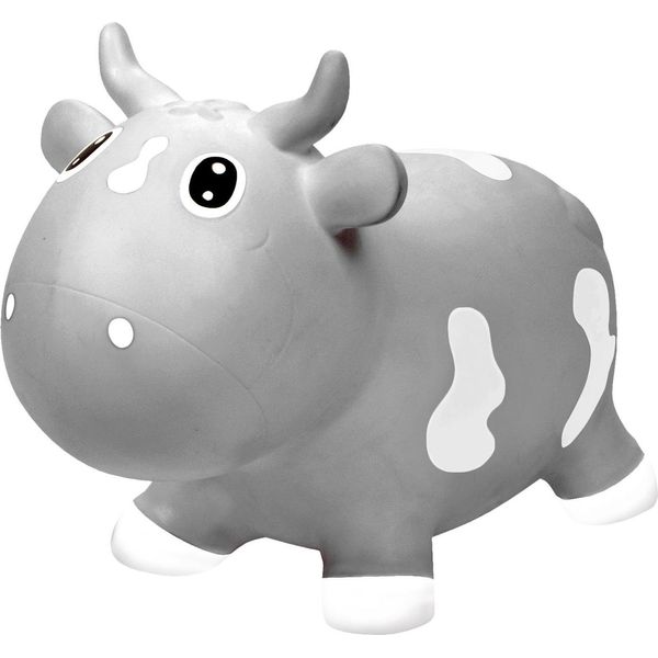 Mucca Giocattolo Skippy Gonfiabile Con Pompa - Plastica Colorata-image