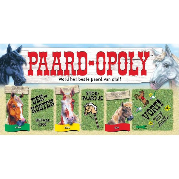 Gioco Da Tavolo Paard-Opoly Gioco Di Società Educativo Per Gli Amanti Dei Cavalli-image