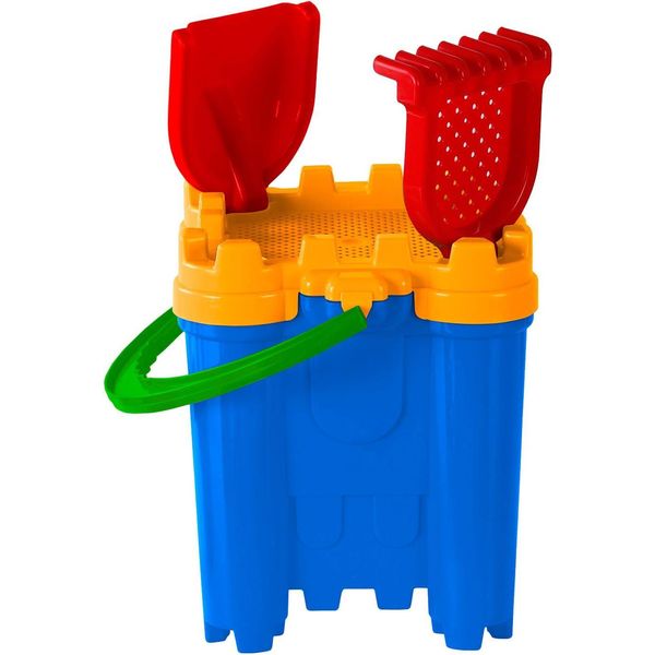 Set Di Secchielli Per Scatole Set Di Giocattoli Per Bambini - Secchiello Colorato 4 Pezzi-image