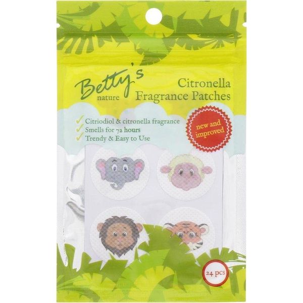 Adesivi Antizanzare Betty's Citronella - 24 Pezzi-image