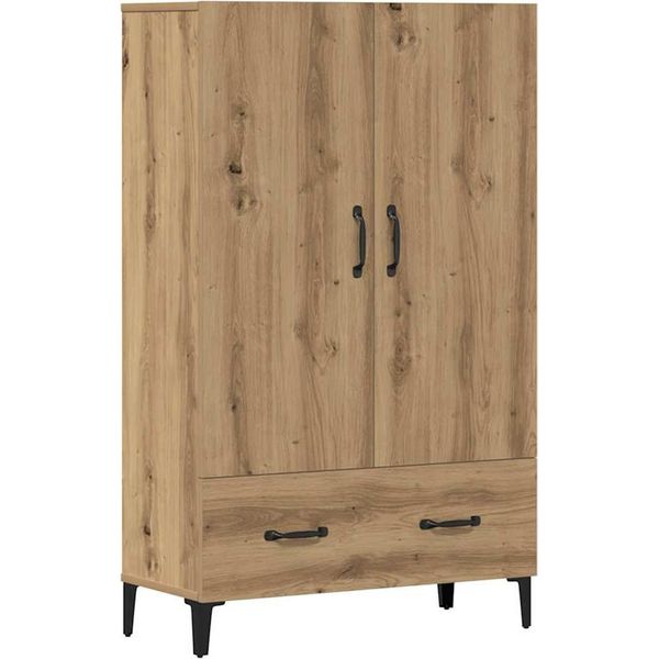 Vidaxl Credenza Artisan-Oak 70X31X115 Cm Materiale A Base Di Legno-image
