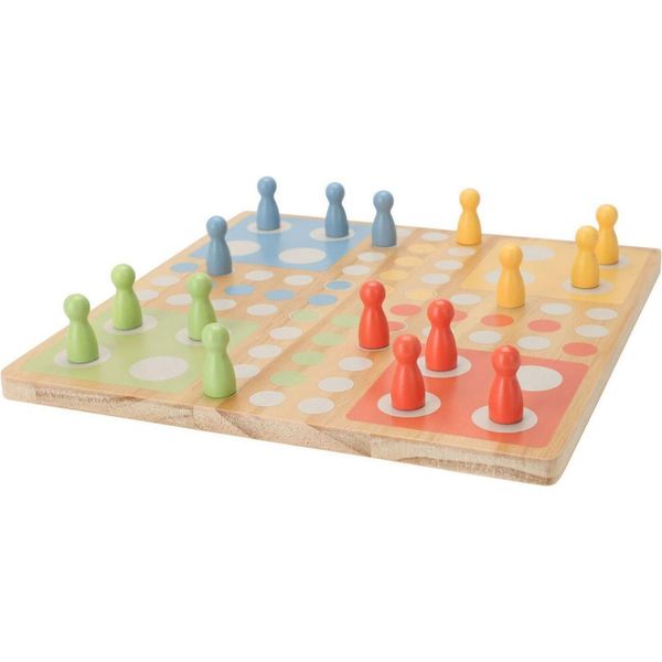 Gioco Da Tavolo In Legno Ludo Classico Gioco Di Famiglia Per Bambini E Adulti-image