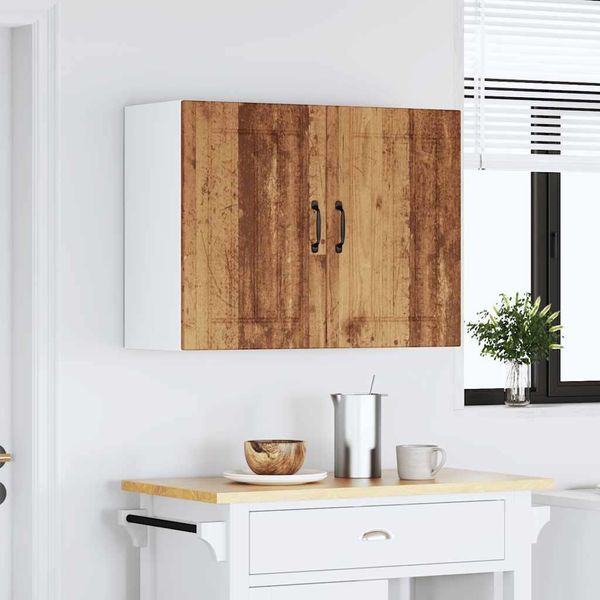 Vidaxl Parete Attrezzata Da Cucina Lucca In Legno Di Recupero, Materiale A Base Di Legno-image
