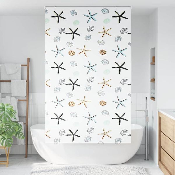 Vidaxl Tenda A Rullo Per Doccia 130X240 Cm Larghezza Del Tessuto 126 Cm-image