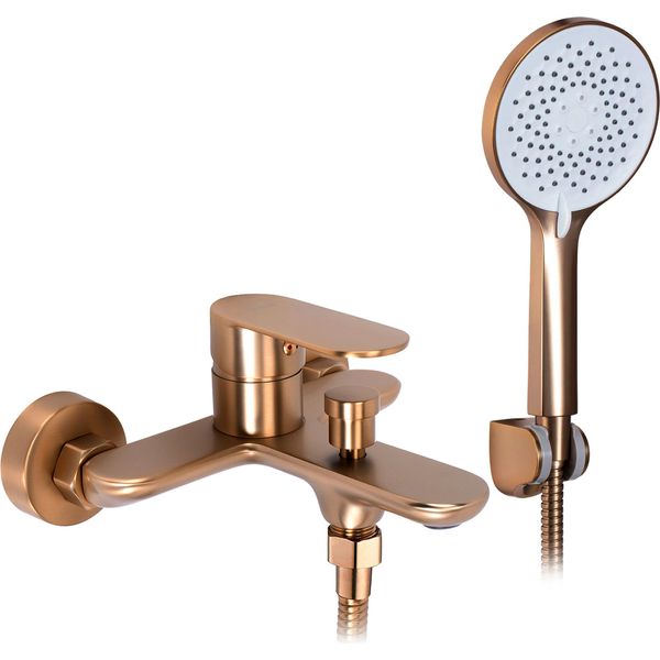 Rubinetto Per Vasca Rea Drop Brush Copper-image