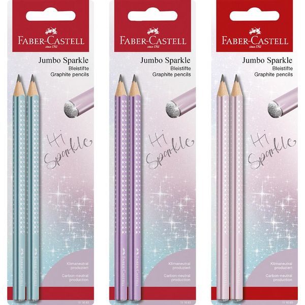Faber-Castell 111683 Set Di Matite FABER-CASTELL Jumbo Grip Sparkle, Assortite-image
