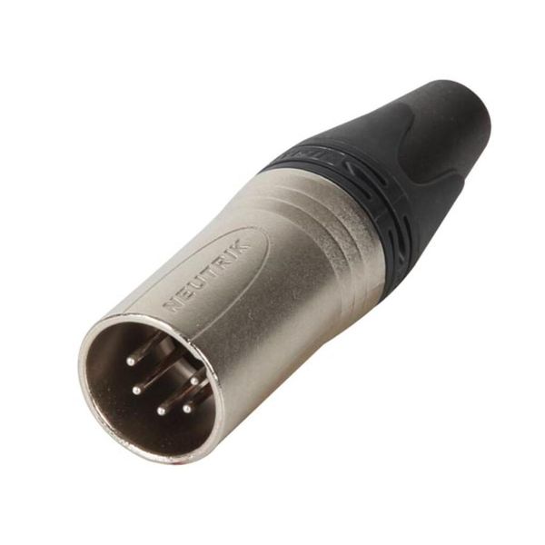 Neutrik - Connettore Cavo Xlr, Maschio A 5 Pin, Placcato Argento, Nichel-image